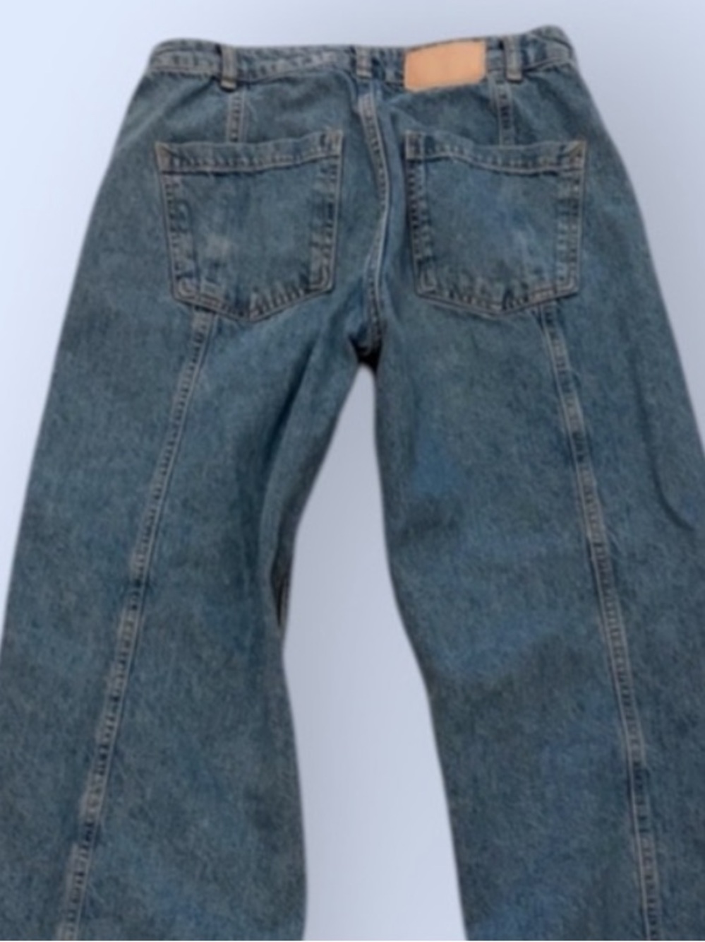 Women’s Zara Wideleg Jeans in Medium Blue